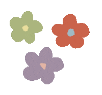 Flowers Red Flower Sticker