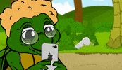 happy phone GIF by Estudios Animeco