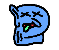 sad cry Sticker by Sic_Lee