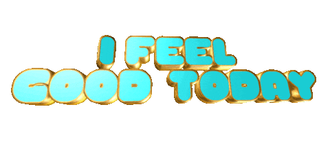 Feeling Good Sticker by GIPHY Text