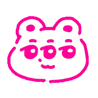 HazukiTamano bear くま kuma hazuki Sticker