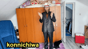 Black Cat Hello GIF