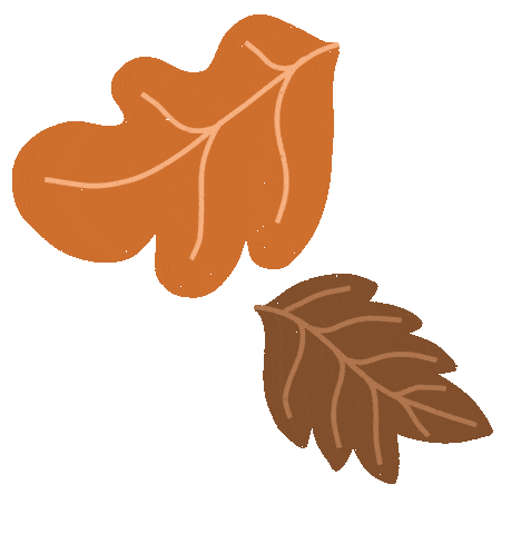 Fall Orange Sticker