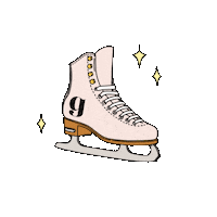 winter skate Sticker by Girlgaze