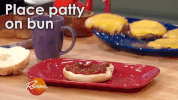 rachel bacon egg cheeseburger GIF by Rachael Ray Show