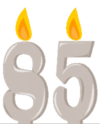 Birthday Flickering Sticker
