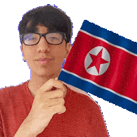 North Korea Day Sticker