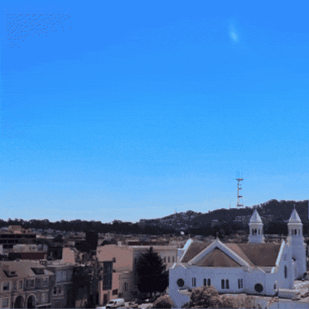 Paper Airplane Animation GIF