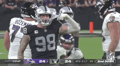 Las Vegas Raiders Football GIF by NFL