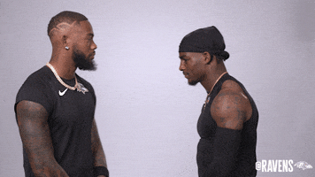 Football Walk Away GIF by Baltimore Ravens