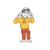 Red Eyes Animation Sticker by Zhot