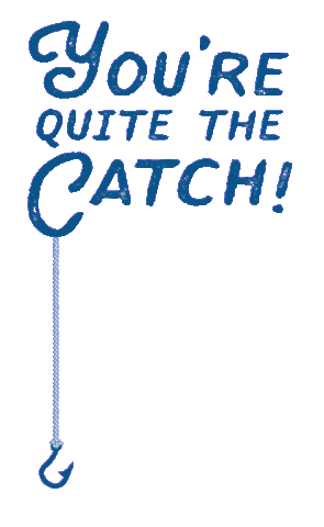 Fish Hook Catch Sticker by Long John Silver's