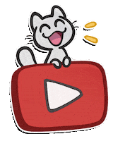 Upload Youtube Sticker by Créu Cat