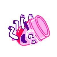pink women Sticker by CC