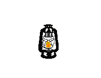 roadsidelegends fire lantern roadsidelegends roadside legends Sticker
