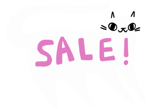 Cat Sale Sticker by Tobyilikecats