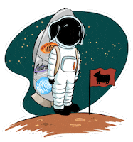 tellyourchildren illustration digital astronaut bbh Sticker