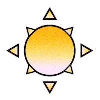 Sunny Day Beach Sticker