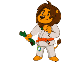 ltjj lion jiujitsu ltjj leão teixeira Sticker