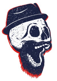bar skull Sticker by SLB Public Relations