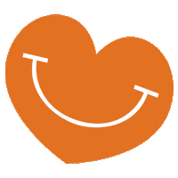 theodorafoundation heart smile orange happiness Sticker