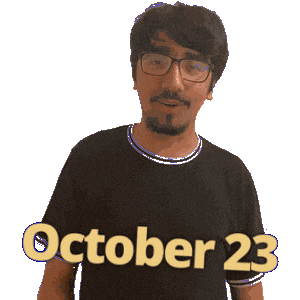 October Sticker