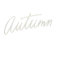 Lettering Autumn Sticker