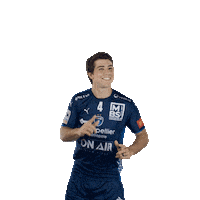 Happy On Air Sticker by Montpellier Handball