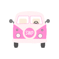 Road Trip Party Sticker by Sprinkled With Pink Shop