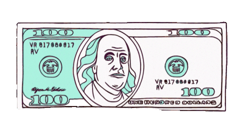 Benjamin Franklin Sticker Sticker by Ryan Seslow