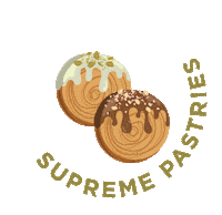 Pastries Croissant Sticker by elan_cafe