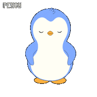 Good Morning Dancing Sticker by Pudgy Penguins