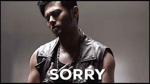 sorry music video GIF