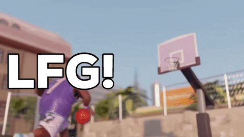 Basketballverse giphygifmaker basketball dunk lfg GIF