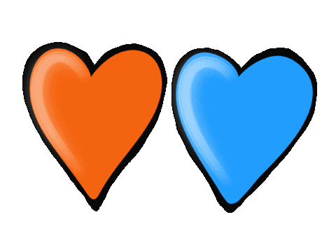 Blue Heart Sticker