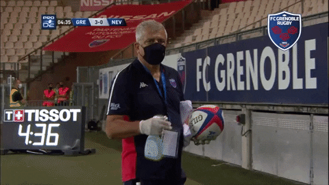 Ball Cleaning GIF by FCG Rugby