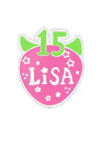 Lisa Strawberry Sticker
