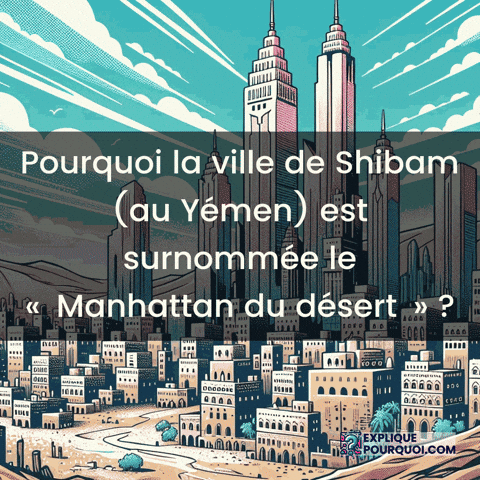 Shibam GIF by ExpliquePourquoi.com