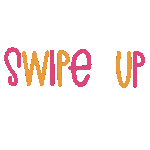 Pink Swipe Up Sticker