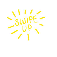 shopfrankiesue swipe up yellow frankiesue frankie sue Sticker