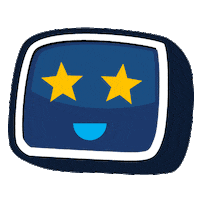 Happy Star Eyes Sticker by Ituran Brasil