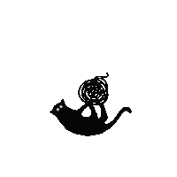 Black Cat Sticker