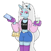 Sassy Attitude Sticker by Glow The Unicorn
