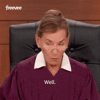 Judge Judy GIF by Amazon Freevee