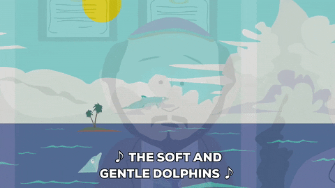 ocean swimming GIF by South Park 