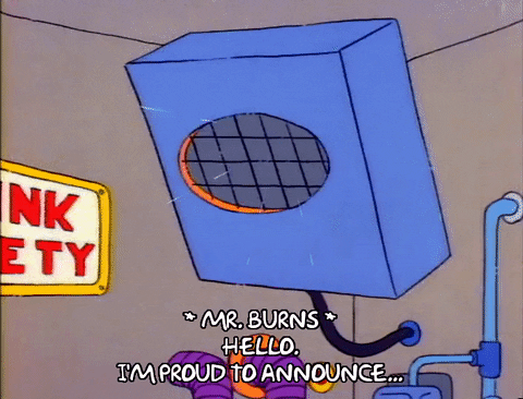 Season 1 Speaker GIF by The Simpsons