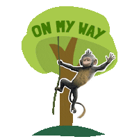 On My Way Monkey Sticker by Dora and the Lost City of Gold