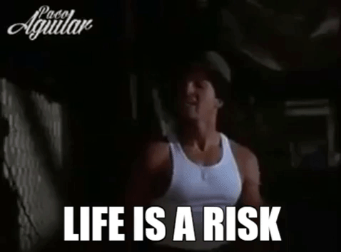 sangre por sangre life is a risk GIF