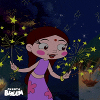 Festival Of Lights Diwali GIF by Chhota Bheem