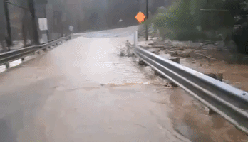 Storm Floods Roads in North Carolina